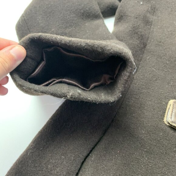 Rudsak Collection Womens size Medium Brown Wool Blend Lined Jacket no hood - Picture 3 of 14